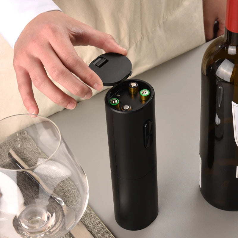 Battery Powered Spiral Corkscrew Wine Opener
