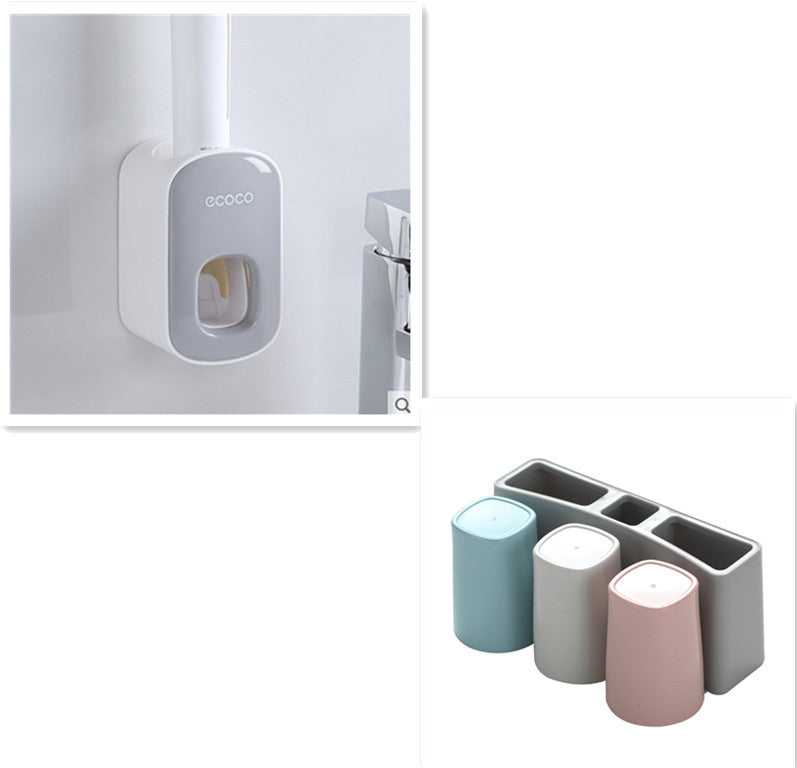 Wall Mounted Automatic Toothpaste Holder Home & Living