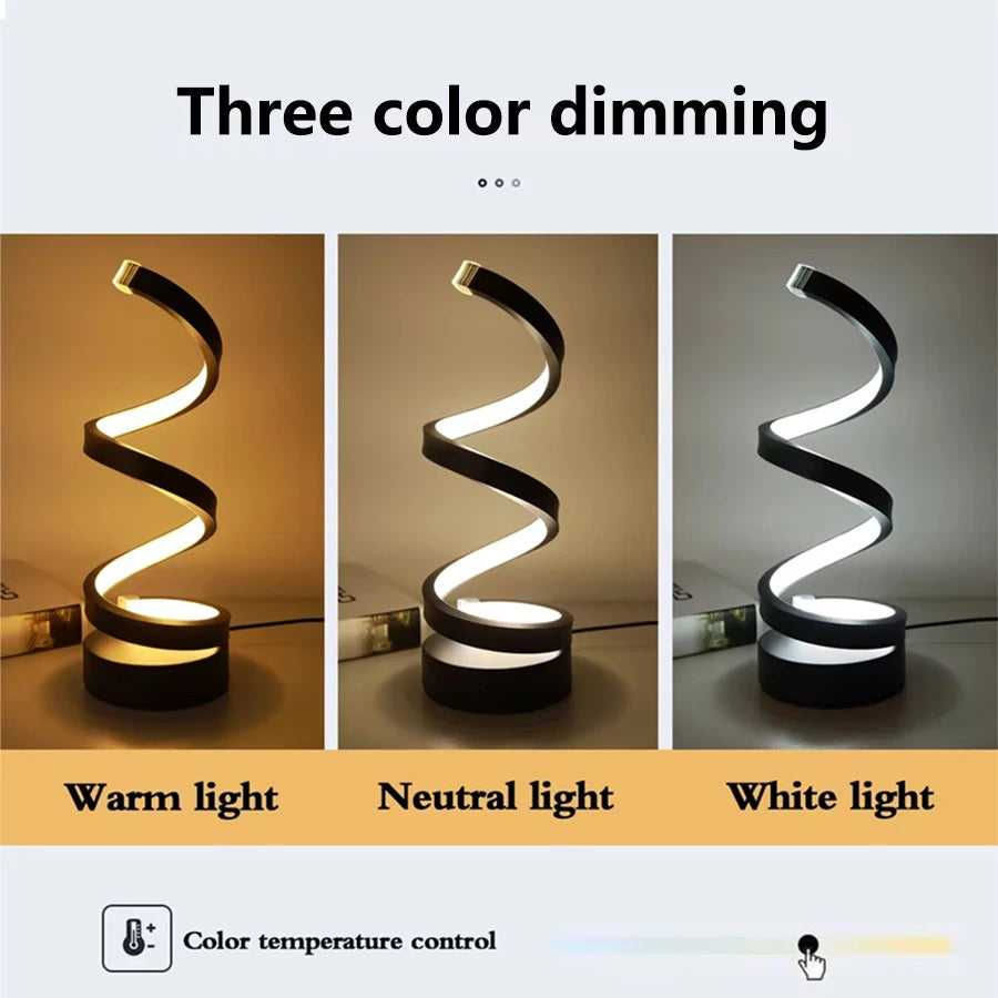 Spiral LED Night Light Home & Living