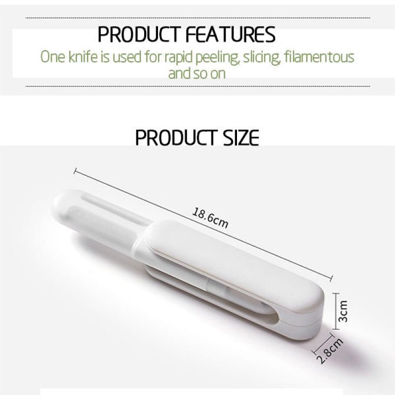 3 In 1 Multifunctional Rotary Paring Knife