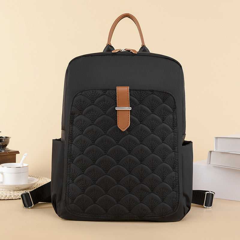 Retro Fish Pattern Simple Backpack Bag
