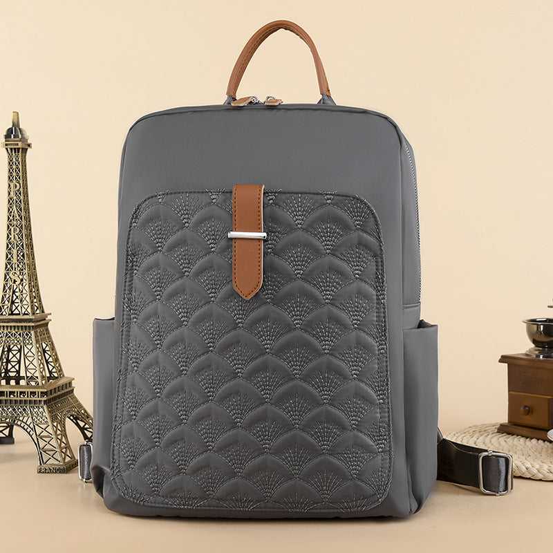 Retro Fish Pattern Simple Backpack Bag