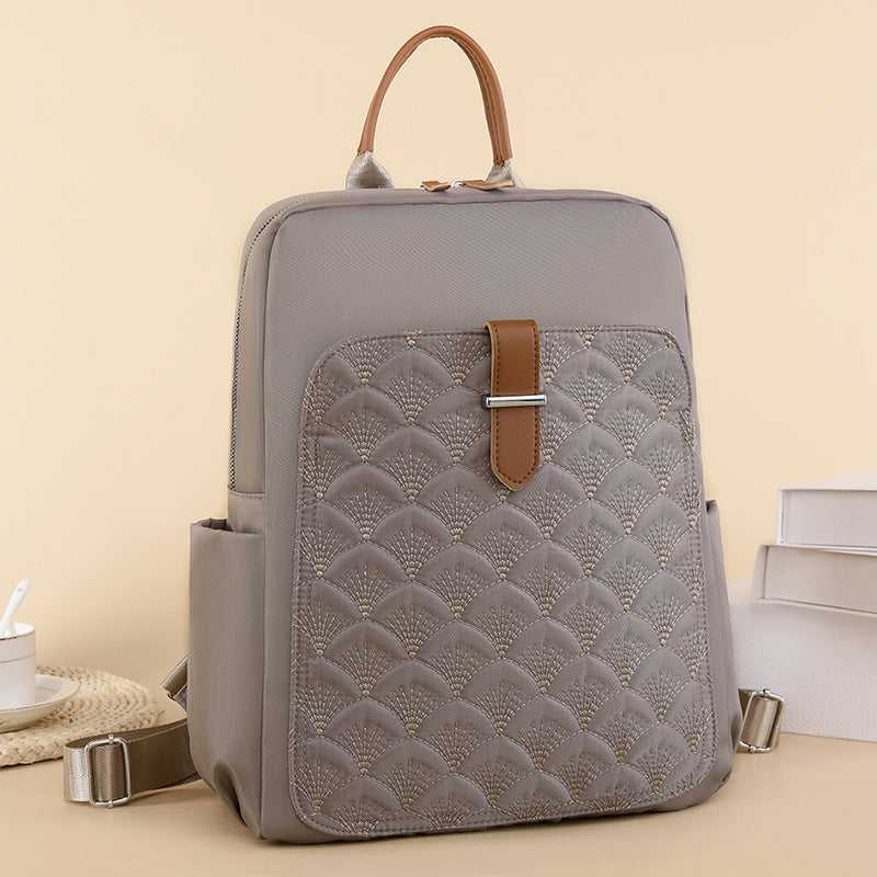 Retro Fish Pattern Simple Backpack Bag