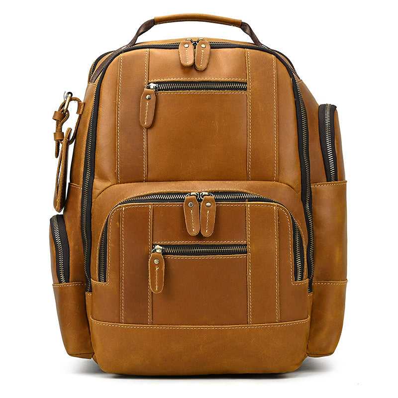 Leather Retro Backpack Bag