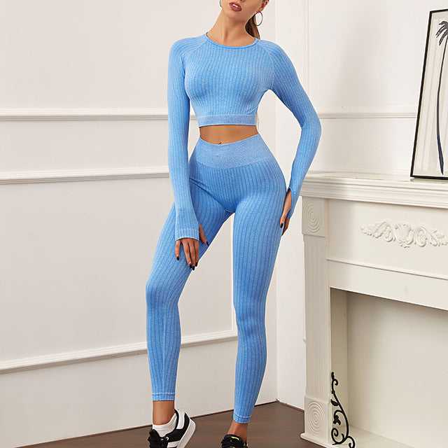 Winter Women Suits Gym Fitness Leggings Active Wear
