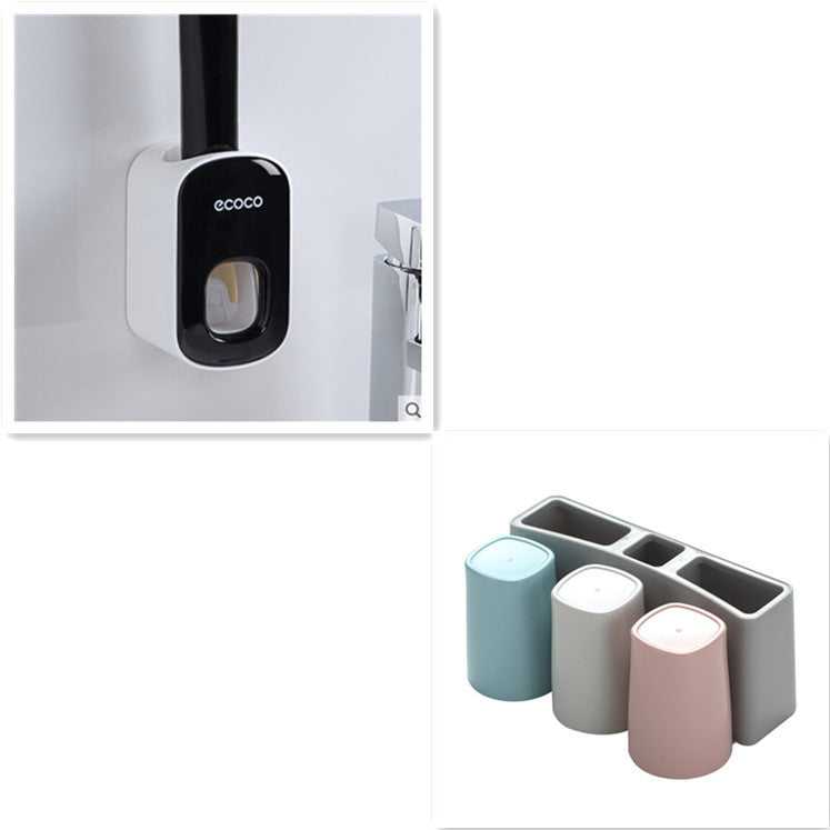 Wall Mounted Automatic Toothpaste Holder Home & Living
