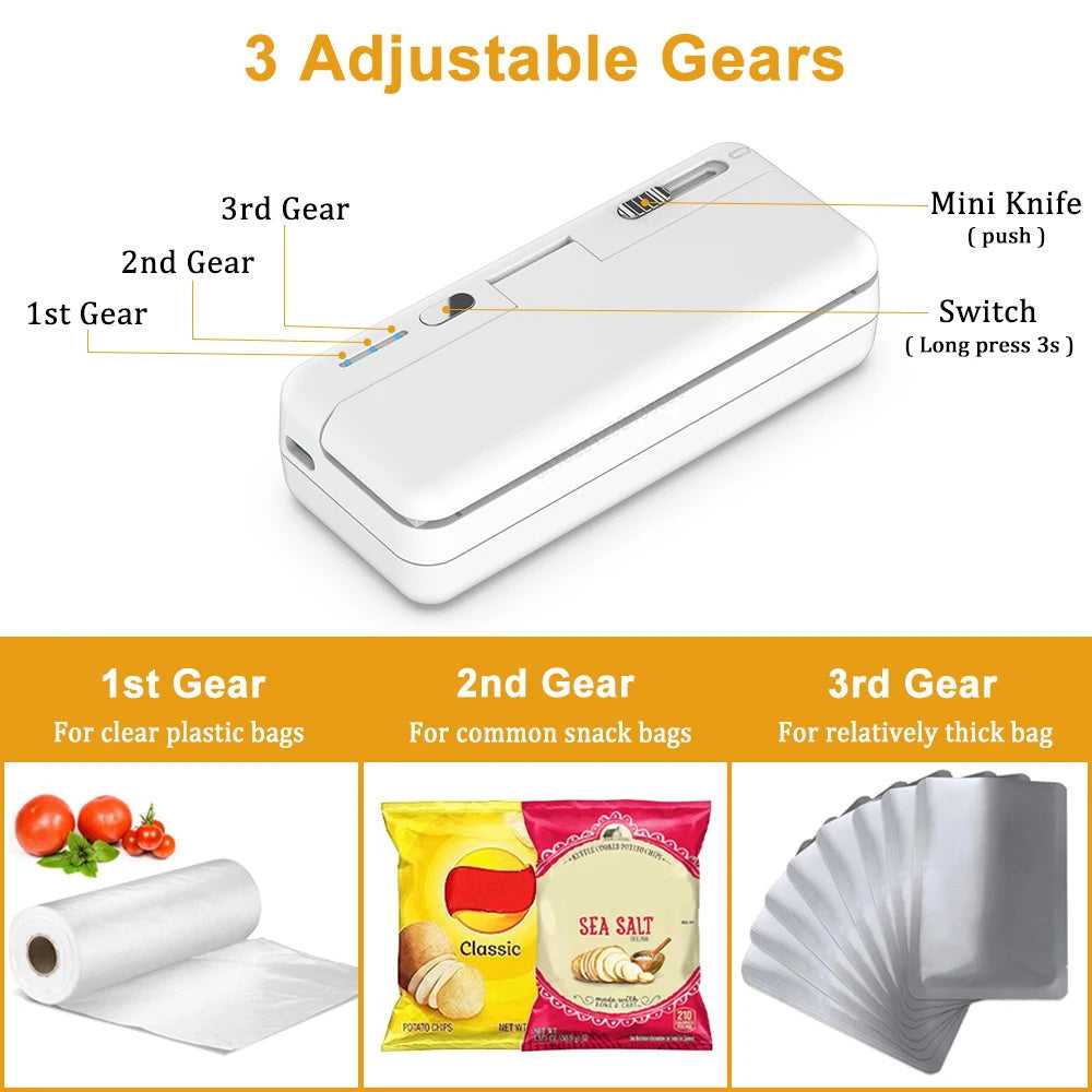 Mini Portable Plastic Bag Sealer Home & Living