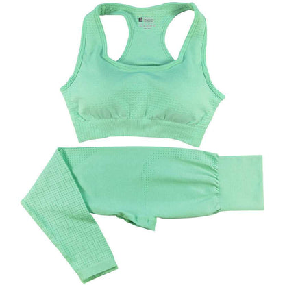 Two Piece Seamless Workout Set Active Wear