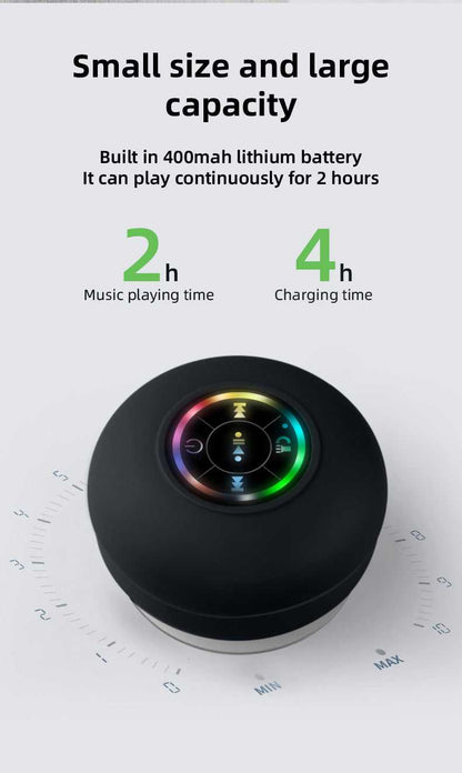 Suction Waterproof Bluetooth Speaker Technology