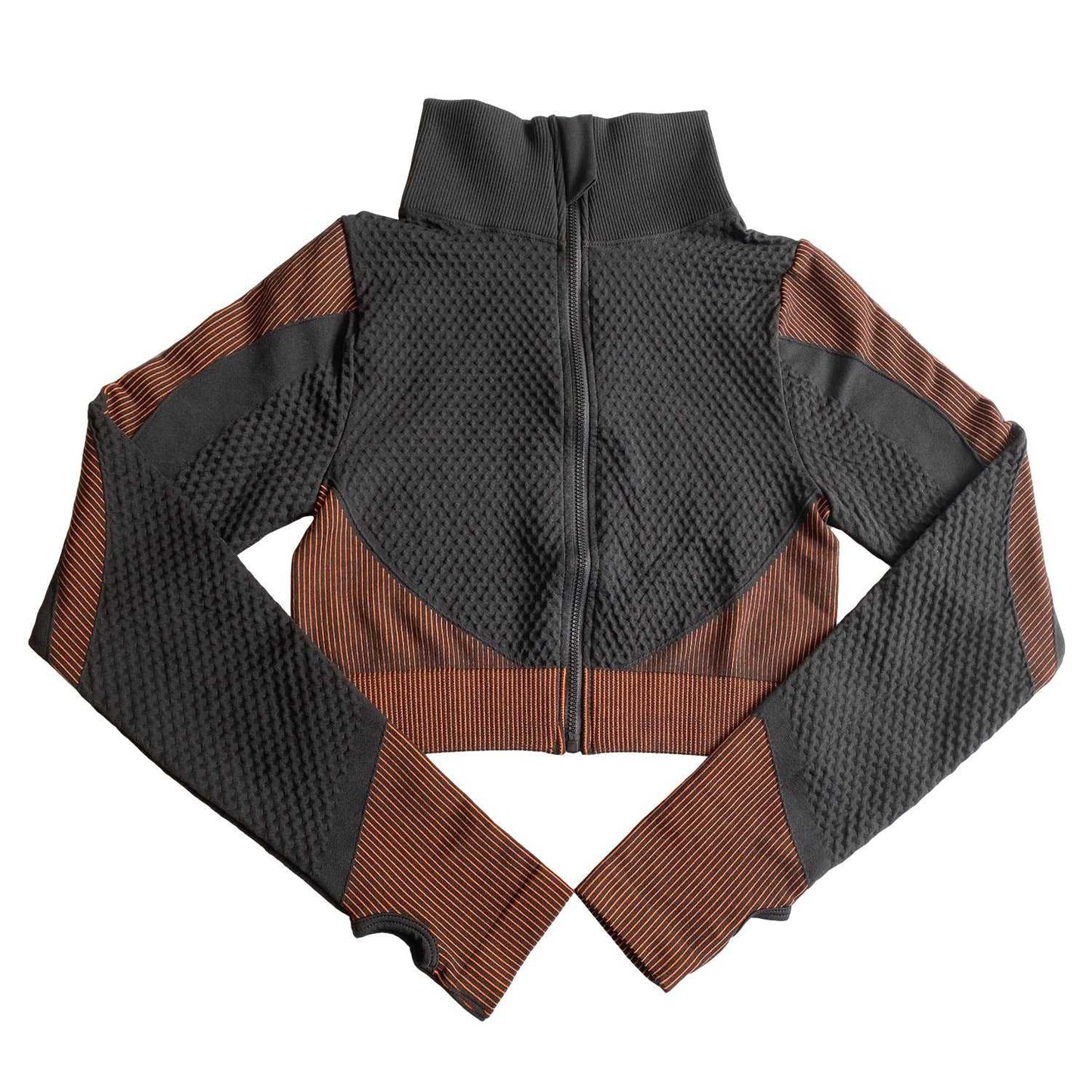 Cropped Long Sleeve Sport Jacket Active Wear