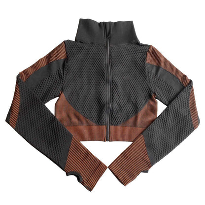 Cropped Long Sleeve Sport Jacket Active Wear