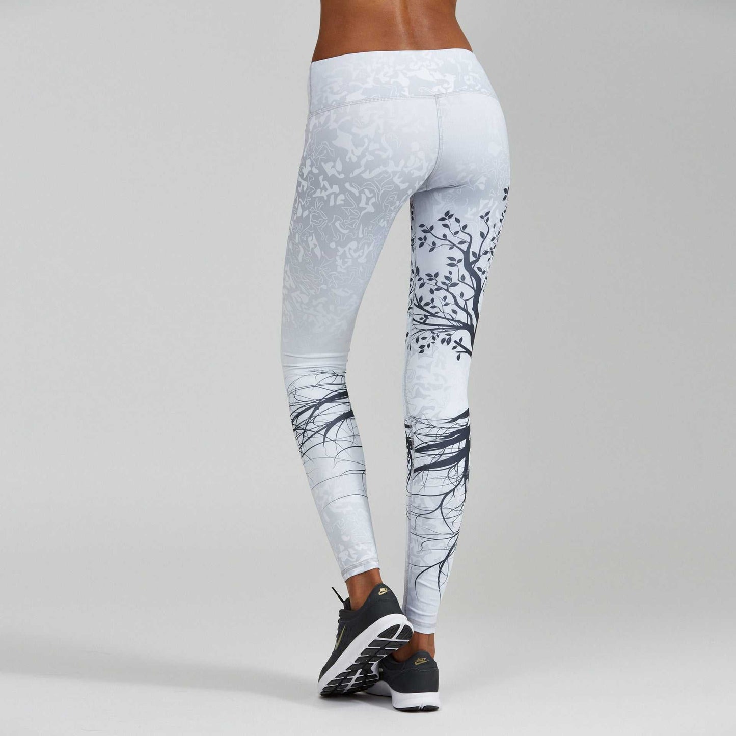 Tree Print Sports Leggings Active Wear