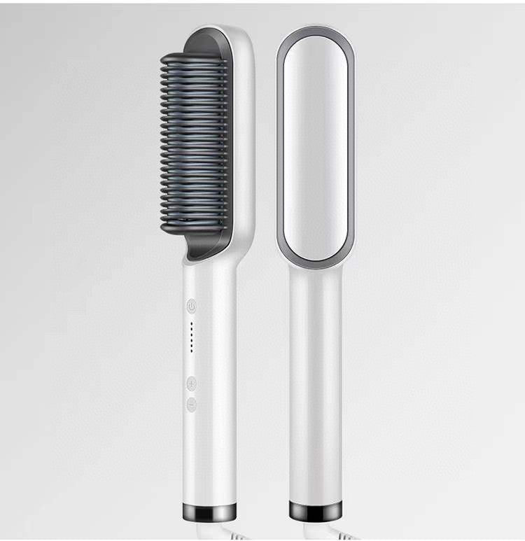 2 In 1 Hair Straightener & Curling Comb