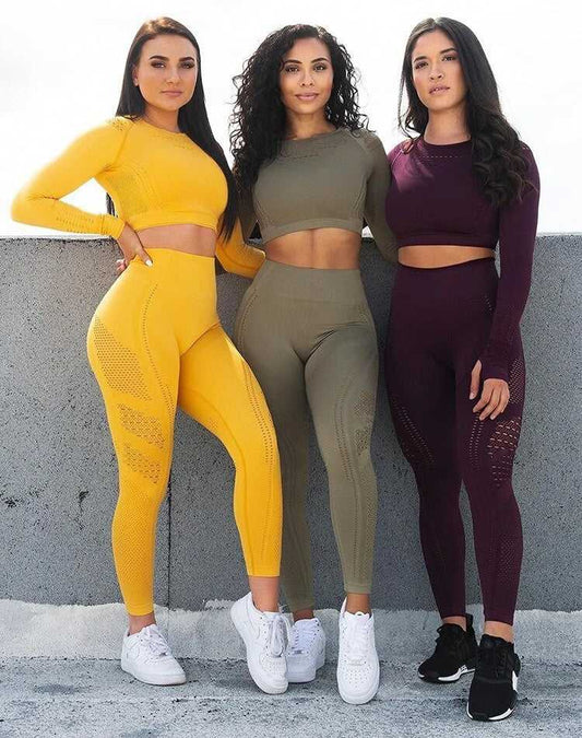 Seamless Yoga Gym Suit Active Wear