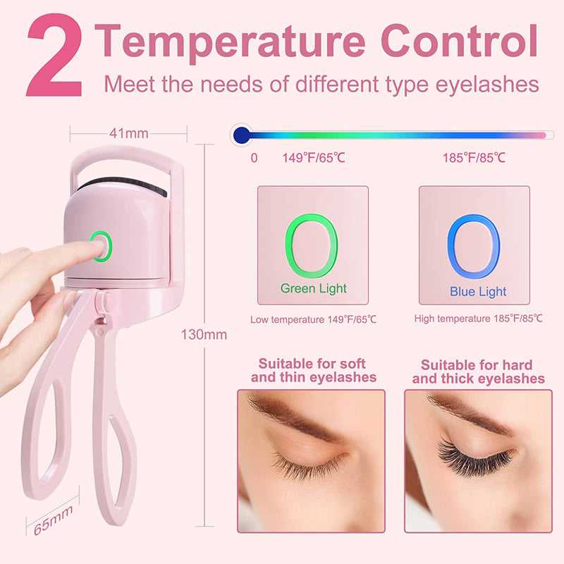 Heated Rechargeable Eyelash Curler Beauty