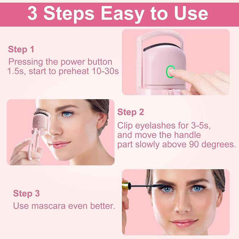 Heated Rechargeable Eyelash Curler Beauty