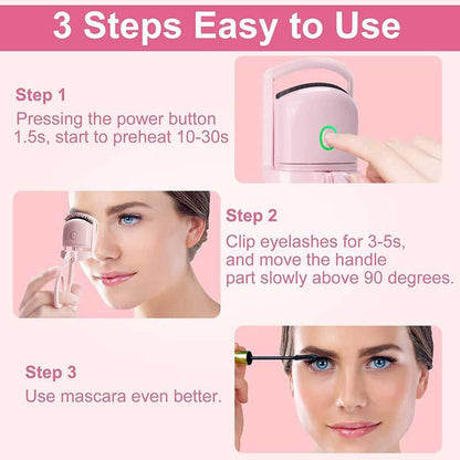 Heated Rechargeable Eyelash Curler Beauty