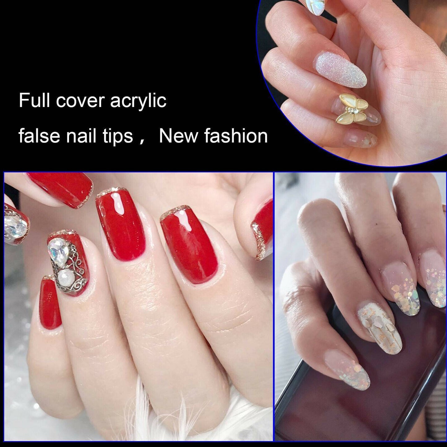 500Pcs French Nail Tips