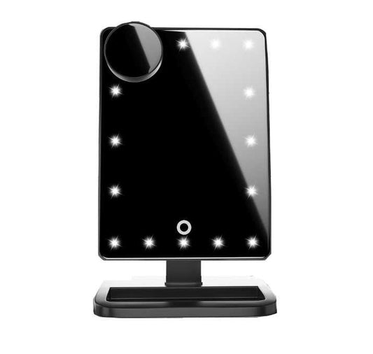 LED Touch Screen Makeup Mirror with Bluetooth Speaker Beauty