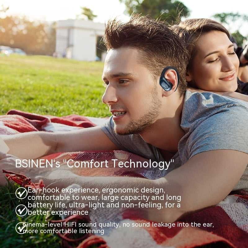 Noise Reduction Ear-mounted Wireless Headphones Technology