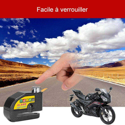 Motorcycle Alarm Disc Lock Security Technology