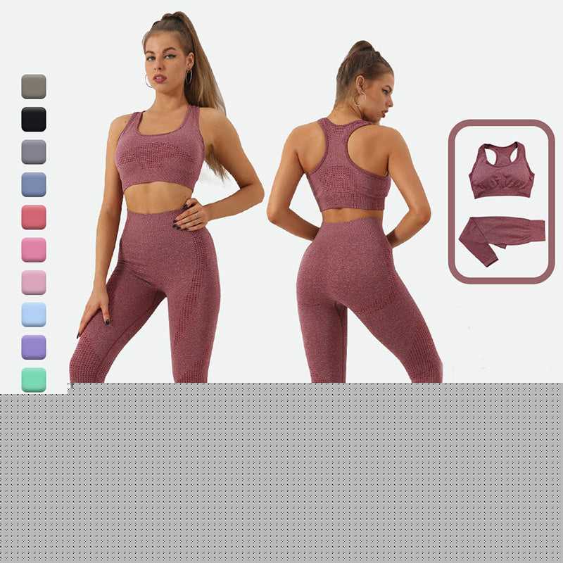 Two Piece Seamless Workout Set Active Wear