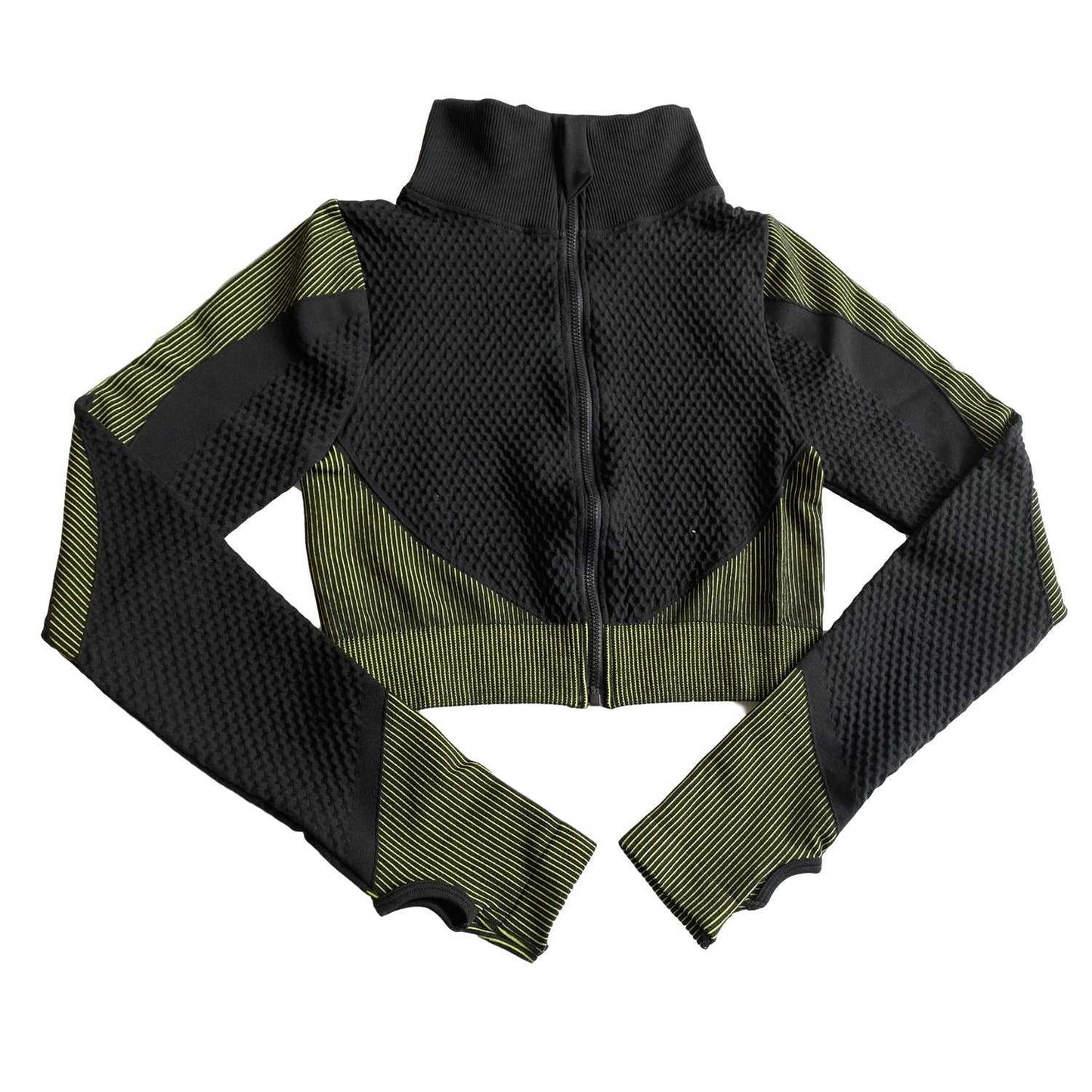 Cropped Long Sleeve Sport Jacket Active Wear