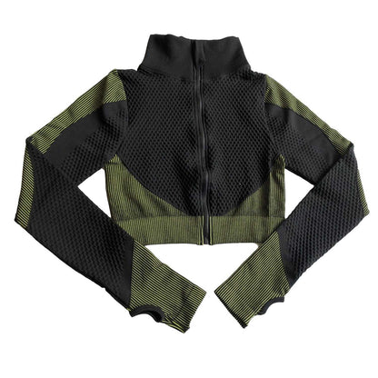 Cropped Long Sleeve Sport Jacket Active Wear