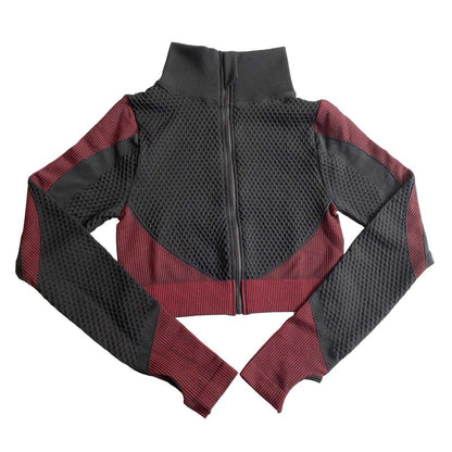 Cropped Long Sleeve Sport Jacket Active Wear