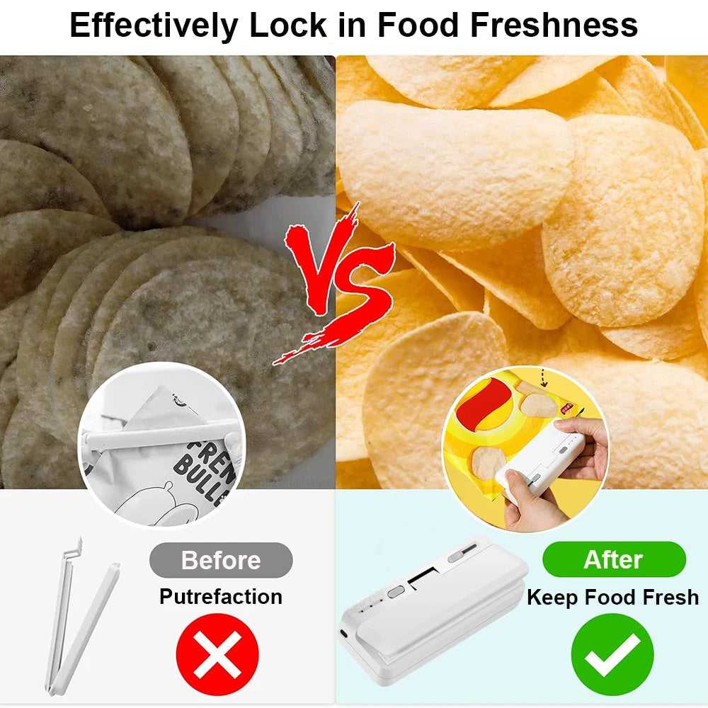 Mini Portable Plastic Bag Sealer Home & Living