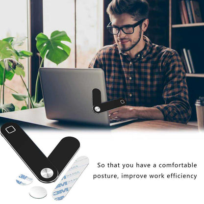 Magnetic Laptop Side Clip: Phone & Tablet Mount Technology