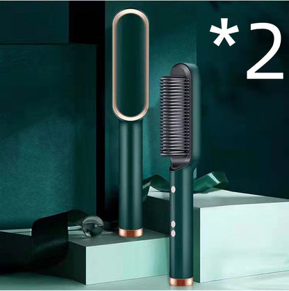 2 In 1 Hair Straightener & Curling Comb