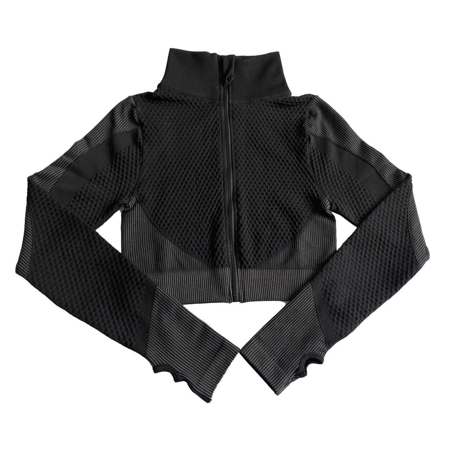 Cropped Long Sleeve Sport Jacket Active Wear