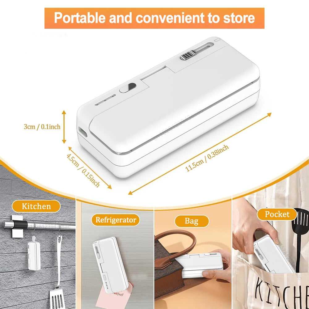Mini Portable Plastic Bag Sealer Home & Living