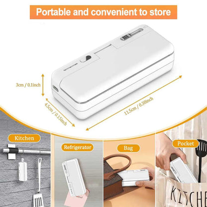Mini Portable Plastic Bag Sealer Home & Living