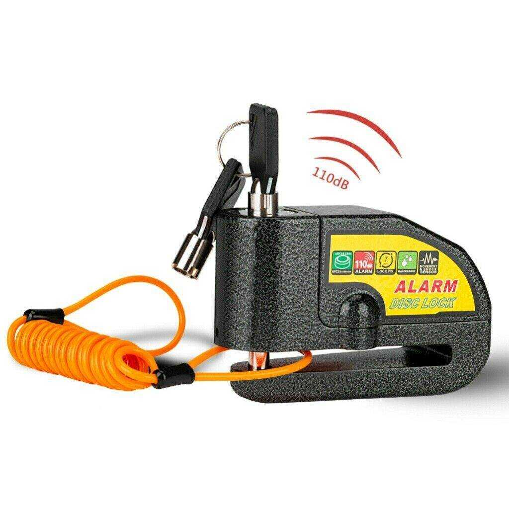 Motorcycle Alarm Disc Lock Security Technology