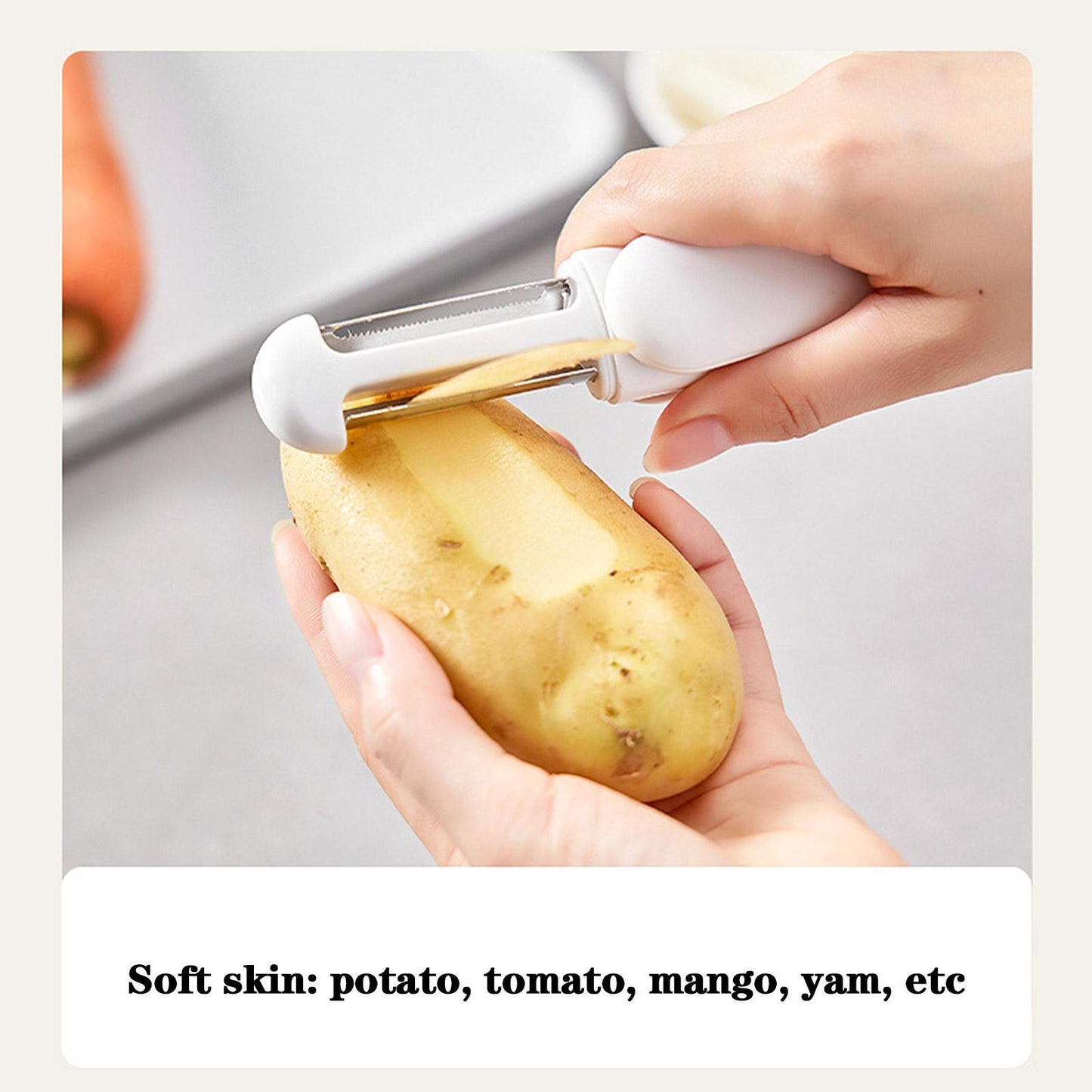 3 In 1 Multifunctional Rotary Paring Knife
