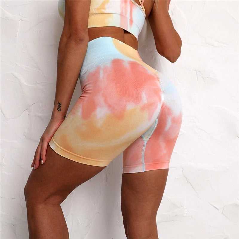 Two Piece Tie Dye Workout & Yoga Sets Active Wear