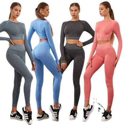 Winter Women Suits Gym Fitness Leggings Active Wear