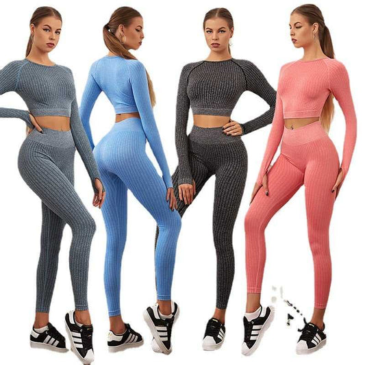 Winter Women Suits Gym Fitness Leggings Active Wear