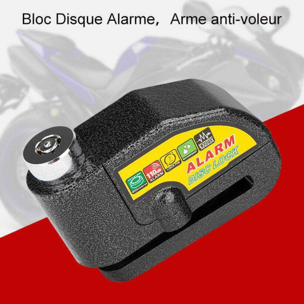 Motorcycle Alarm Disc Lock Security Technology