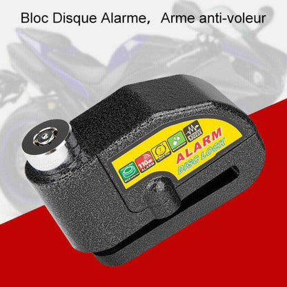 Motorcycle Alarm Disc Lock Security Technology