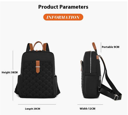 Retro Fish Pattern Simple Backpack Bag