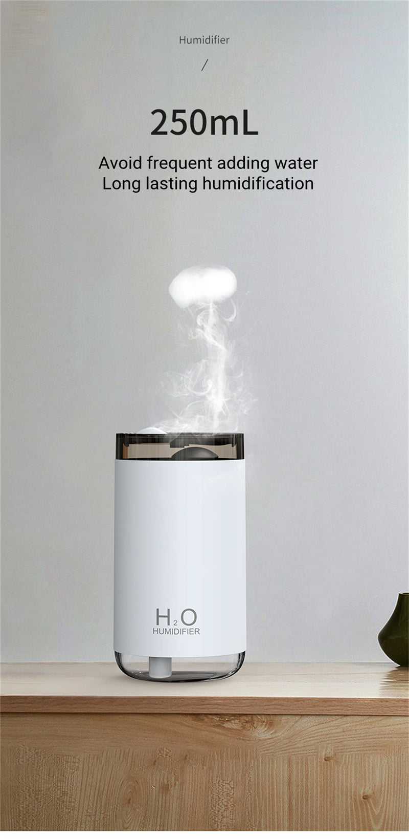Smoke Ring Jellyfish Humidifier & Diffuser Home & Living