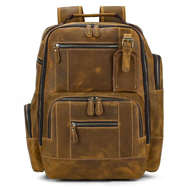 Leather Retro Backpack Bag