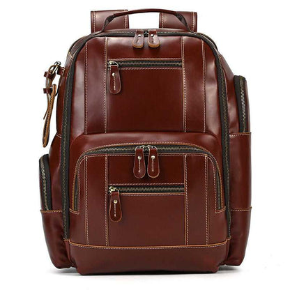 Leather Retro Backpack Bag