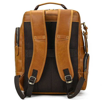 Leather Retro Backpack Bag