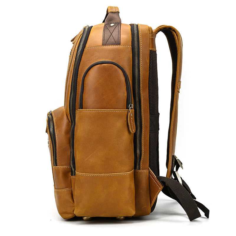Leather Retro Backpack Bag