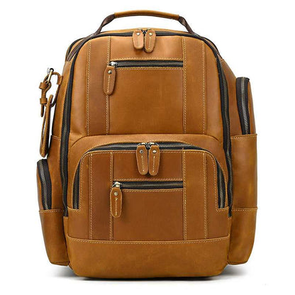 Leather Retro Backpack Bag