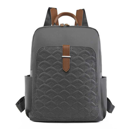 Retro Fish Pattern Simple Backpack Bag